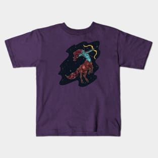 Cosmic Sagittarius Kids T-Shirt